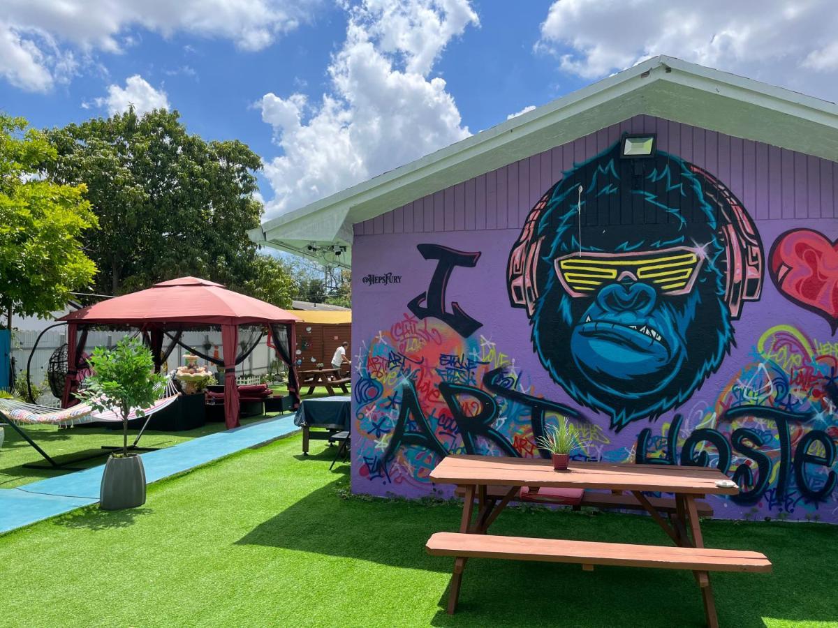 Ostello Art Graffiti Miami Esterno foto